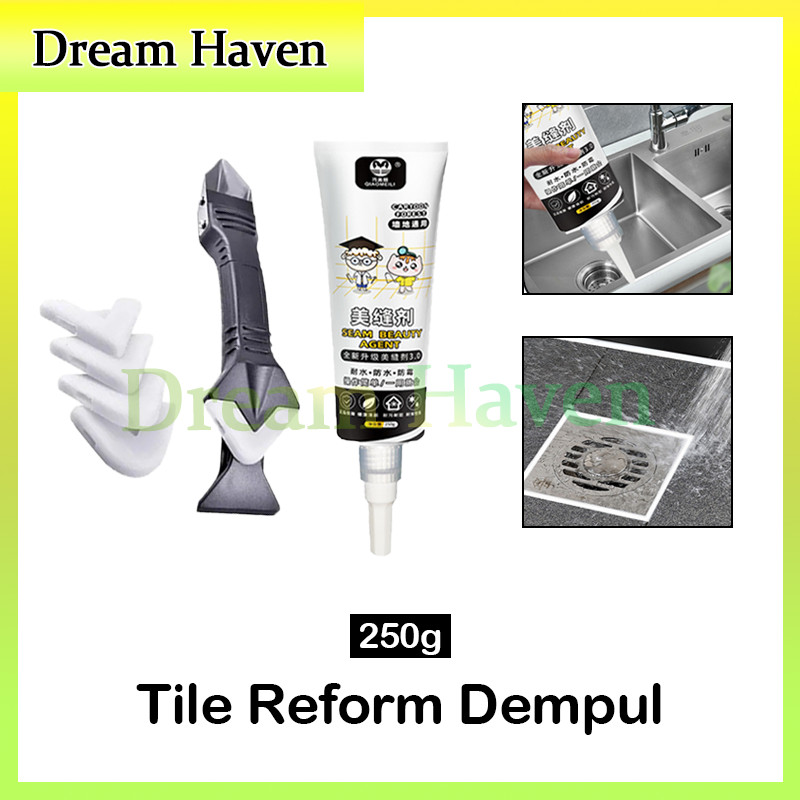 Tile Reform ฟิลเลอร์ช่องว่างเซรามิกกันน้ํา/ครีมซีเมนต์ฟิลเลอร์/ยาแนวเซรามิก