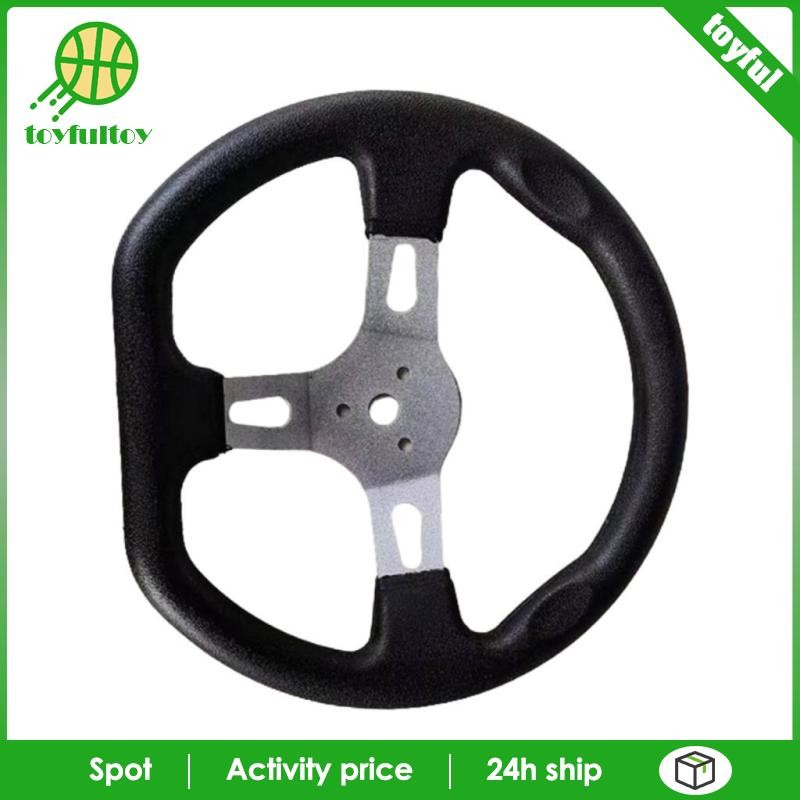 270 มม.Go Kart พวงมาลัย Kart อะไหล่สําหรับ Go-Kart Buggy Sightseeing พวงมาลัยรถดัดแปลงพวงมาลัยรถ Dev