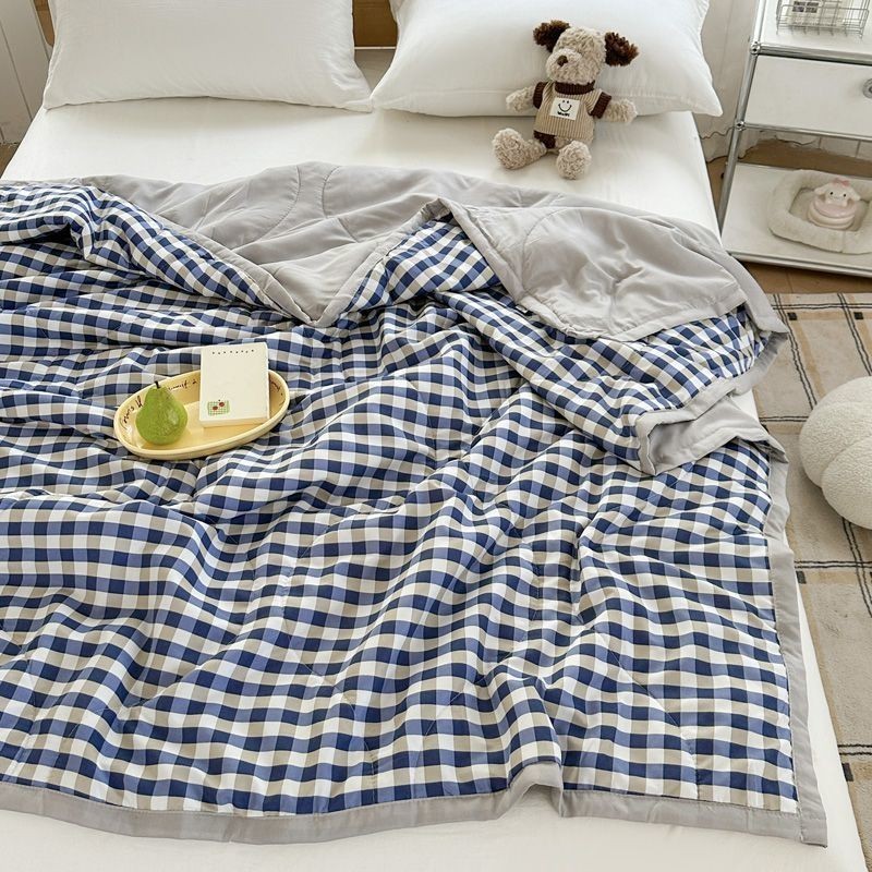 ผ้านวมฤดูร้อน หอพักนักเรียน ผ้านวมเดี่ยว นุ่ม ซักได้ na888.my20250821