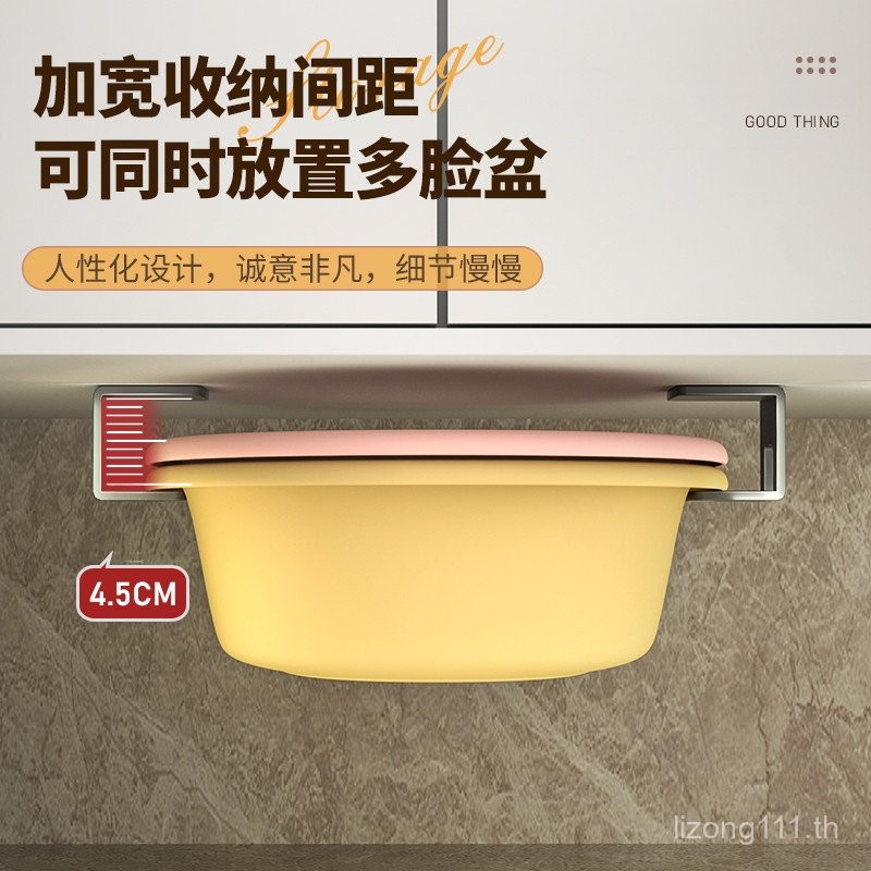 หนา Rack Solid การเจาะ-ฟรี Lower อ่างล้างหน้าตู้ห้องน้ําชั้นวางอ่างล้างหน้าอ่างล้างหน้าห้องน้ําติดผน