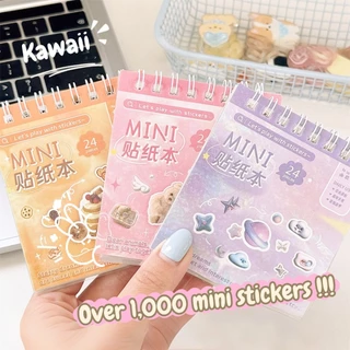 Mini Deco สติกเกอร์หนังสือ Emoji สติกเกอร์ชุดน่ารักโบว์โบว์ Journal โทรศัพท์เล็บตกแต่งสติกเกอร์กันน้ํา DIY Collage