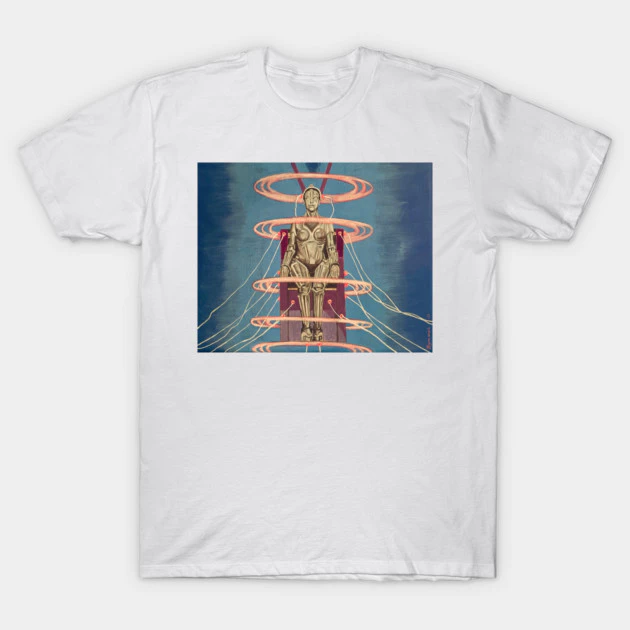 เสื้อยืด Vintage Metropolis แขนสั้น ผ้าคอตตอน
