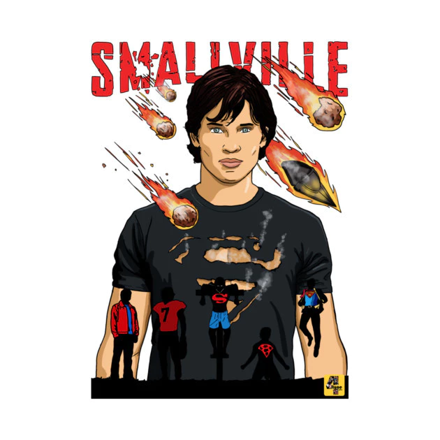 เสื้อยืด Vintage SMALLVILLE Cotton 100% thumbnail 9