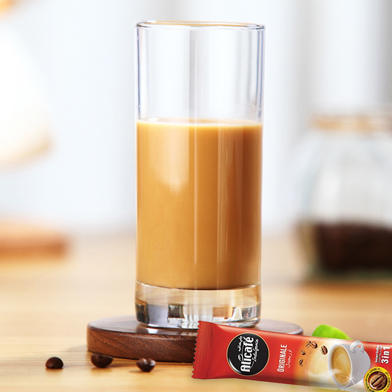 P POWER ROOT Malaysia Brown Teli Alicafe กาแฟสามในหนึ่งเดียวสําเร็จรูปรสดั้งเดิม 5 บาร์