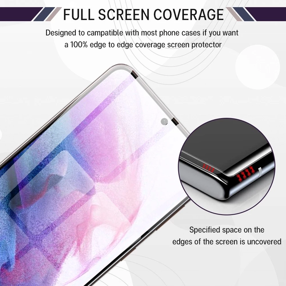 ฟิล์มกระจก UV Samsung S22 พร้อมชุดฉายแสง UV thumbnail 6