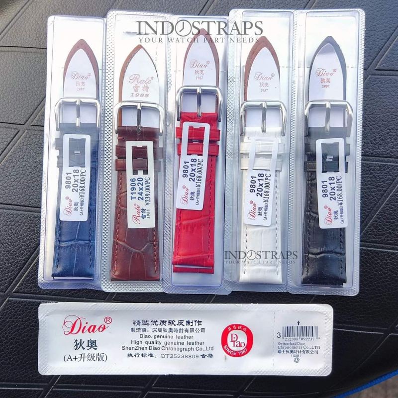 นาฬิกาหนัง STRAP 12MM 14MM 16MM 18MM 20MM 22MM 24MM LEATHER WATCH STRAP