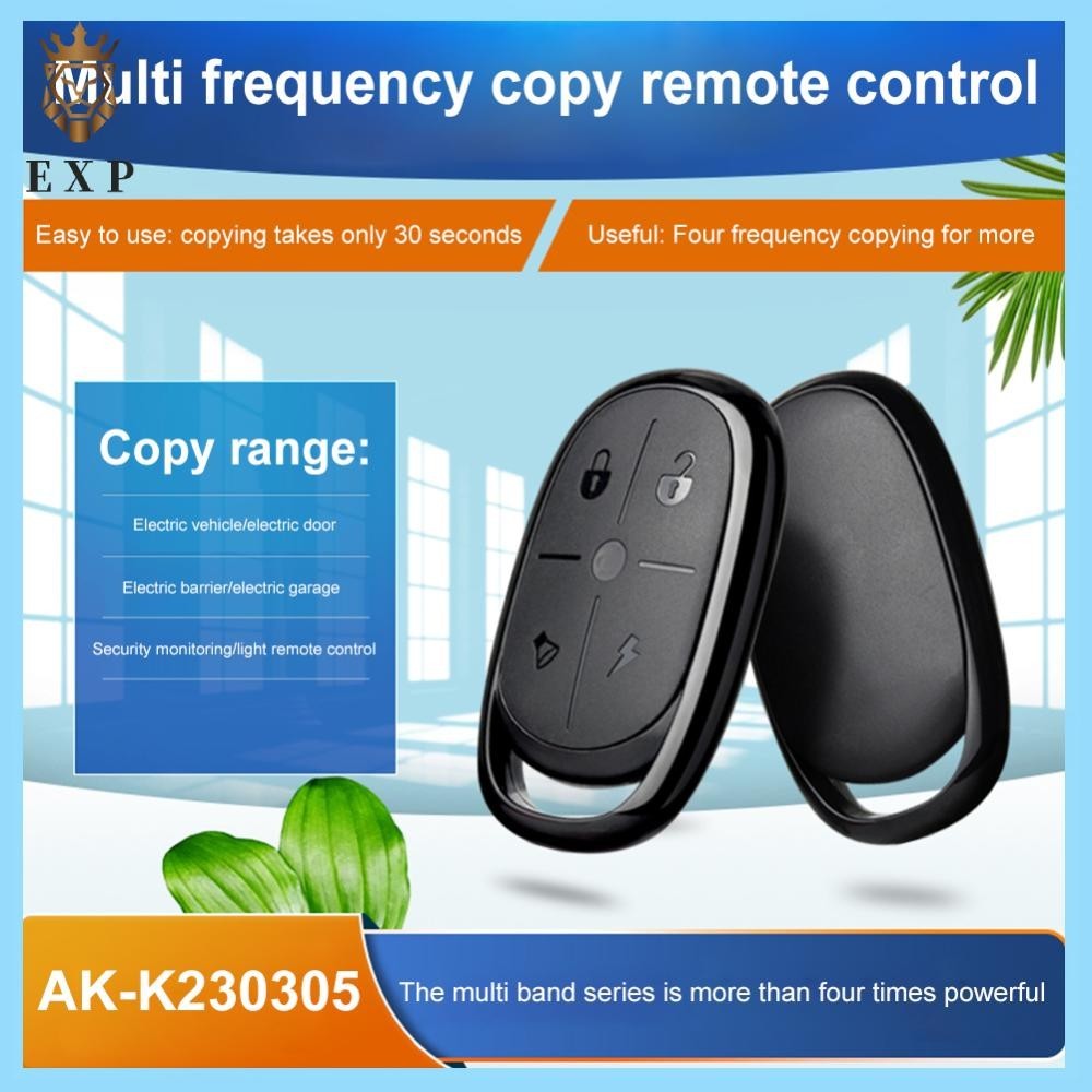 [explosion1.th] คัดลอกรีโมทคอนโทรล 4 ปุ่มตัวเปิดประตู 315MHZ/433MHZ/418MHZ/430MHZ