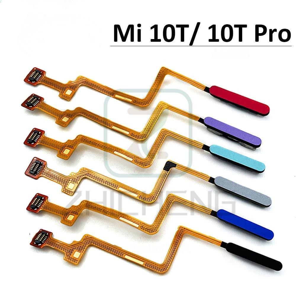 สําหรับ Xiaomi Mi 10T Mi10T Pro ปุ่ม Home FingerPrint Touch ID Sensor Flex Cable Ribbon อะไหล่