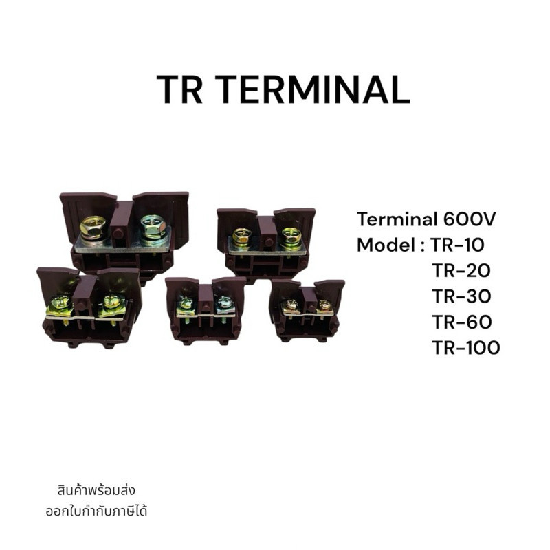แพ็คละ5ชิ้น Terminal TR-10 TR-20 TR-30  TR-60 TR-100