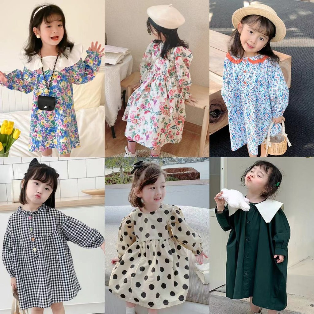 ตู้เสื้อผ้าของทารกชุดสาวชุดสาวปักจดหมายค้างคาวชุดกระโปรง24ฤดูใบไม้ผลิฤดูใบไม้ร่วงสไตล์ใหม่การค้าต่างประเทศเสื้อผ้าเด็กจัดส่งบนครึ่งของ3-8ป