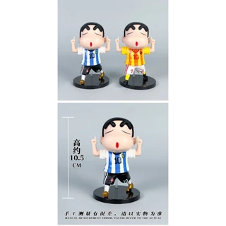 💥 จัดส่งจากประเทศไทย 💥6 ชิ้น/เซ็ตฟุตบอล Crayon Shin chan คอสเพลย์ Cristiano Messi Neymar อะนิเมะรูป COD สต็อกรูปตุ๊กตาของเล่นสําหรับของขวัญเด็กคอลเลกชันเครื่องประดับรถบ้านเค้กตกแต่ง Deco