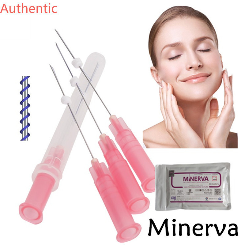 20 ชิ้น/เซ็ต PDO Mono Thread MIN ER VA Facial Wrinkle Removing 29G 38 มม.