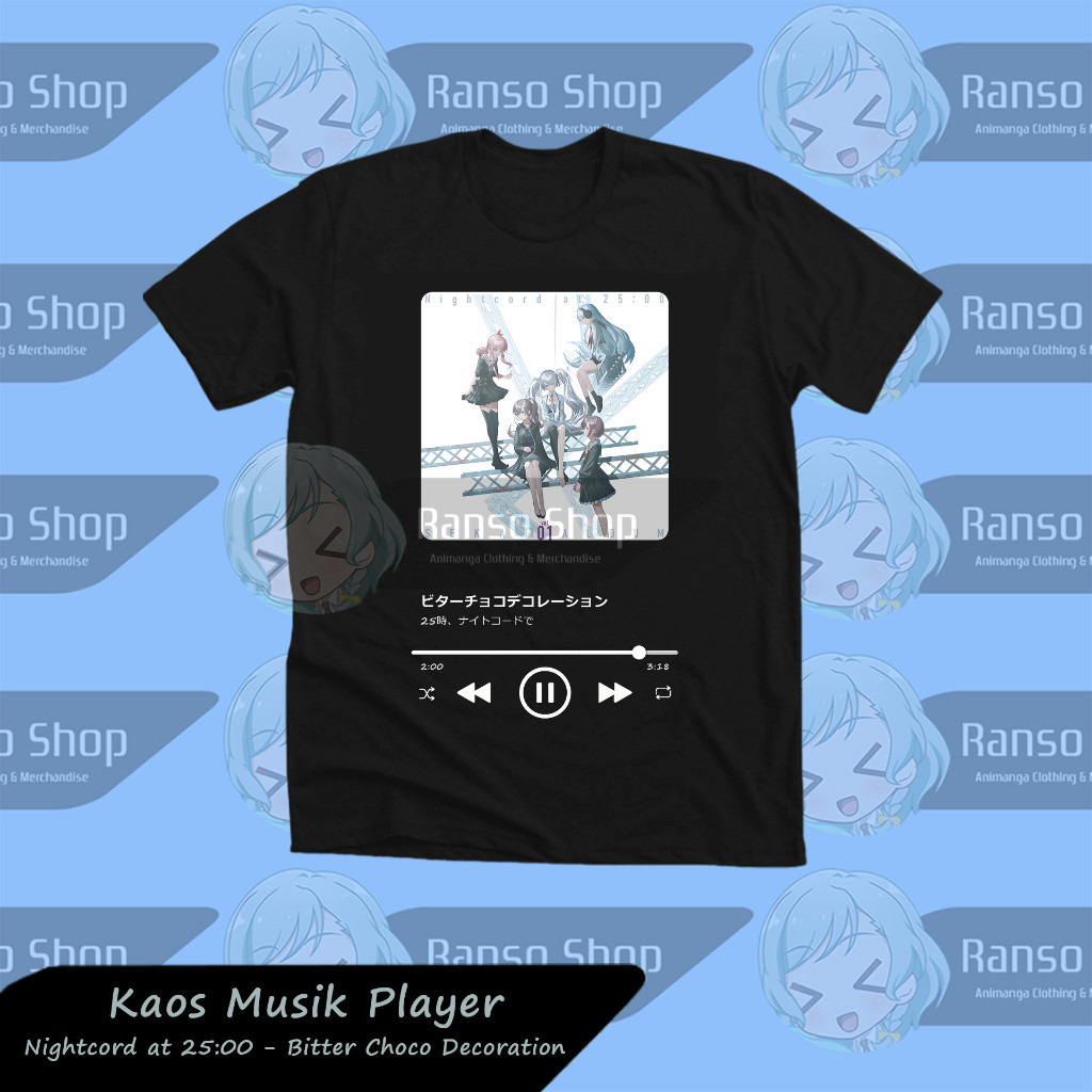 👕👕 Ranso Baju Nightcord ที ่ 25 ส ่ วน 00 - Bitter Choco ตกแต ่ ง ( Moji Kky Kky เครื ่ องเล ่ นเพลง