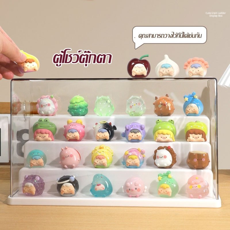 กล่องอะคริลิค ชั้นวางโมเดล กล่องฟิกเกอร์ กล่องอะคริลิคใส มีความโปร่งใสสูง วางฟิกเกอร์ได้เยอะ ตู้โชว์ตุ๊กตา ดีไซน์สวยงาม