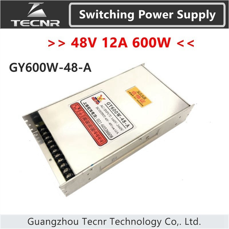 ✦TECNR 48V 600W 12A switching power supply for cnc laser engraving machine GY600W-48-A