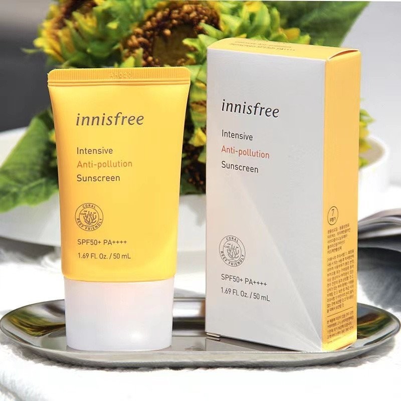 Innisfree Tone Up No Sebum Sunscreen SPF50+ PA++++ 50ml Face Sunblock Sun Care FOKH