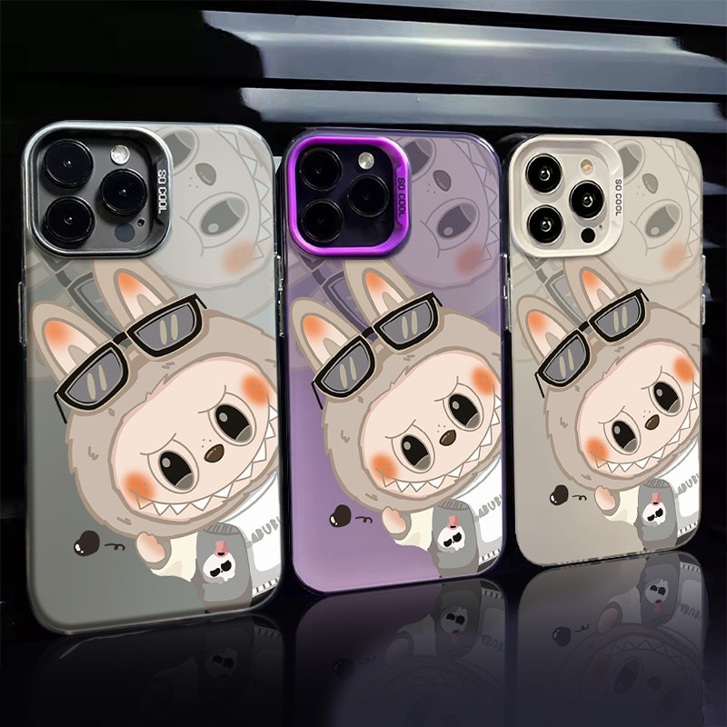 น่ารักป๊อปมาร์ทลาบ เคสOPPO A18 A17 A15 A16 A7 A5s A54 A31 A17K A78 A38 A58 A57 A12 A96 A77s A77 A76 A74 A53 A16s A55 A3s
