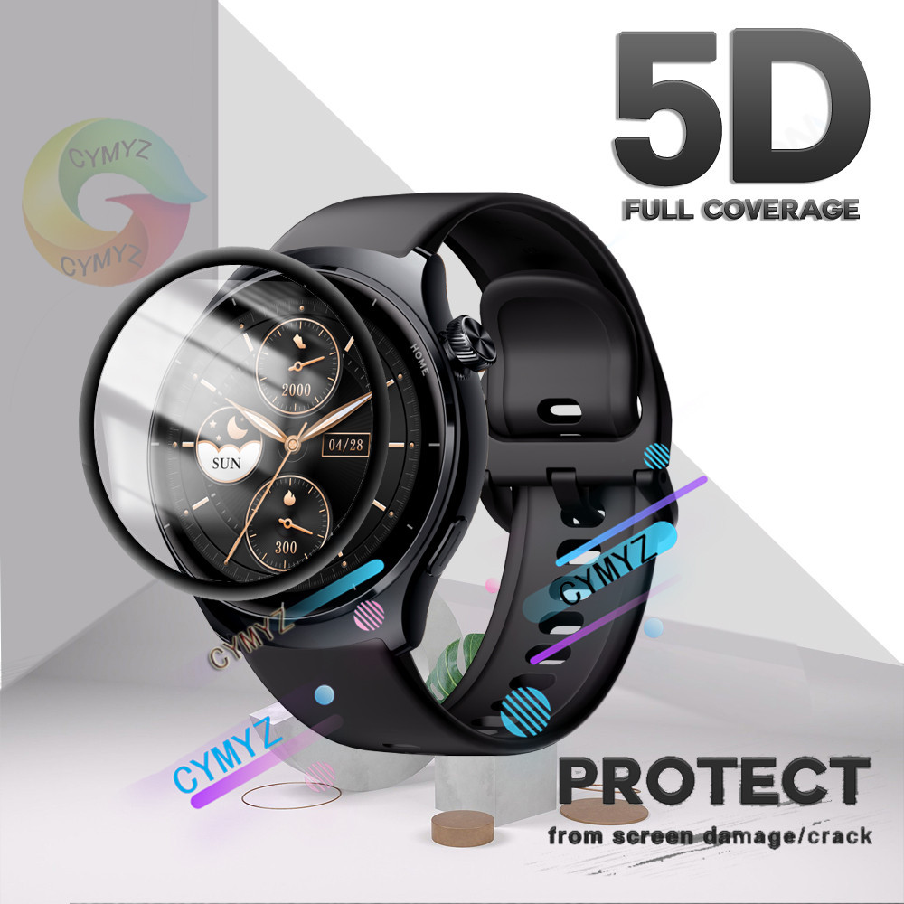 Mibro Watch Lite 3 Pro ฟิล์มคลุมทั้งหมดฟิล์มป้องกันสําหรับ Mibro Watch Lite 3 Pro ป้องกันหน้าจอ 5D โค้งนุ่ม Mibro Watch Lite3 Pro ป้องกันหน้าจอ