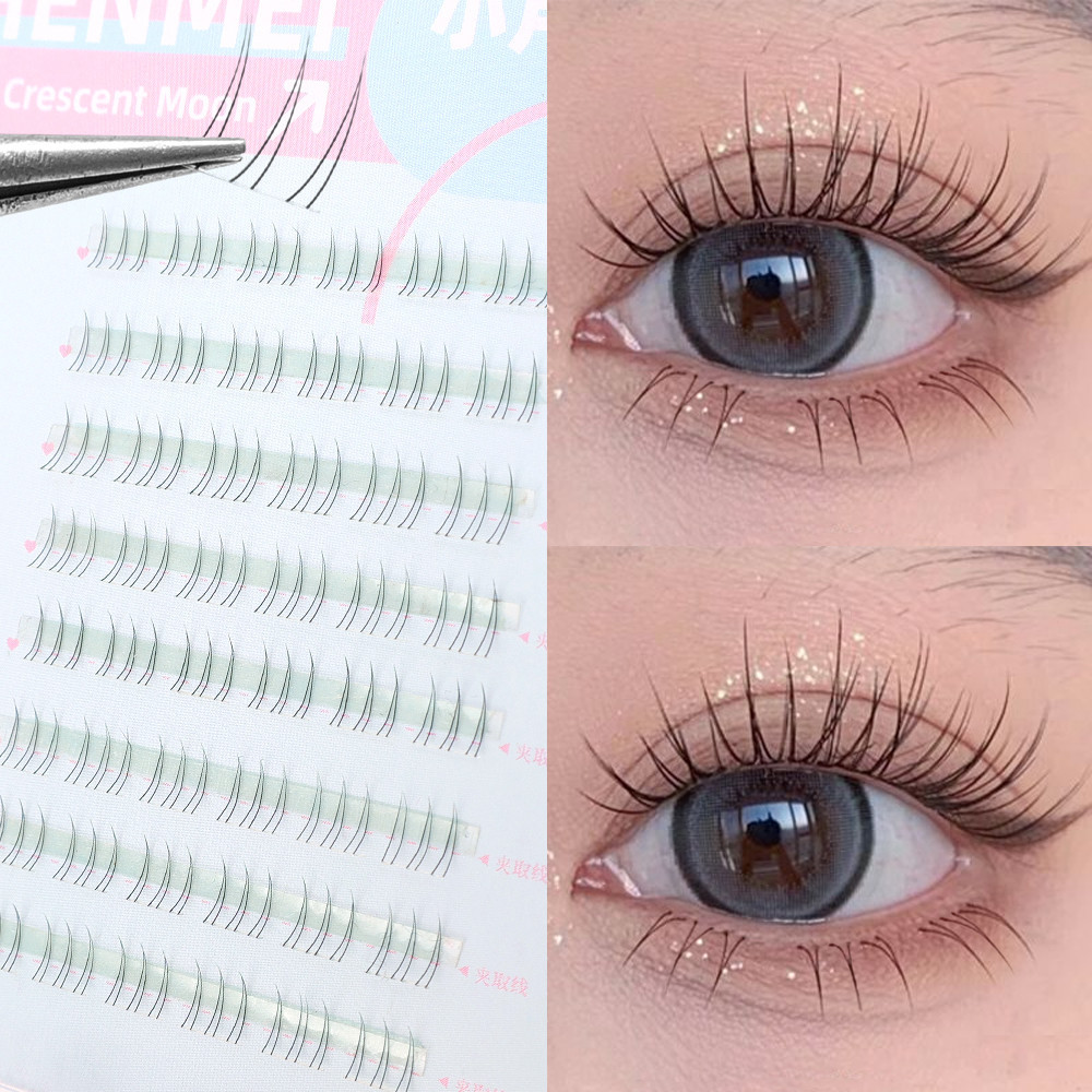 ขนตาล่าง - Under Eye Lashes - ขนตาปลอม - แต่งหน้าตา - Transparent Stalk Manga Lashes - Eyes Lashes Extension - Faux Mink, Natural Effect - Eye Bottom Lashes