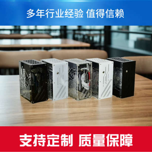 เคสคอม คอม จุดจัดส่งฟรีครึ่งความสูง ITX ขนาดกะทัดรัด DIY ขนาดเล็กแบบพกพา HTPC แบบเต็มด้านโปร่งใสคอมพ