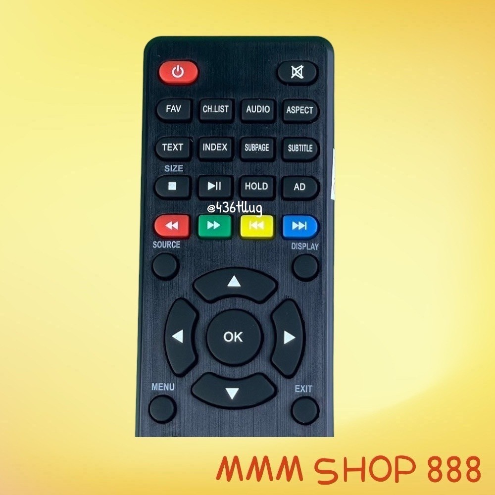 รีโมททีวี รีโมทรุ่น : AC รหัส 32HD511AN ปุ่มแดง สินค้าพร้อมส่ง