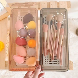 กล่องเก็บของกันฝุ่น 1/2/3 ชิ้น / กล่องช้อนส้อมตะเกียบพร้อมชั้นวางระบายน้ํา / ที่ใส่ช้อนส้อมอเนกประสงค์ ออแกไนเซอร์