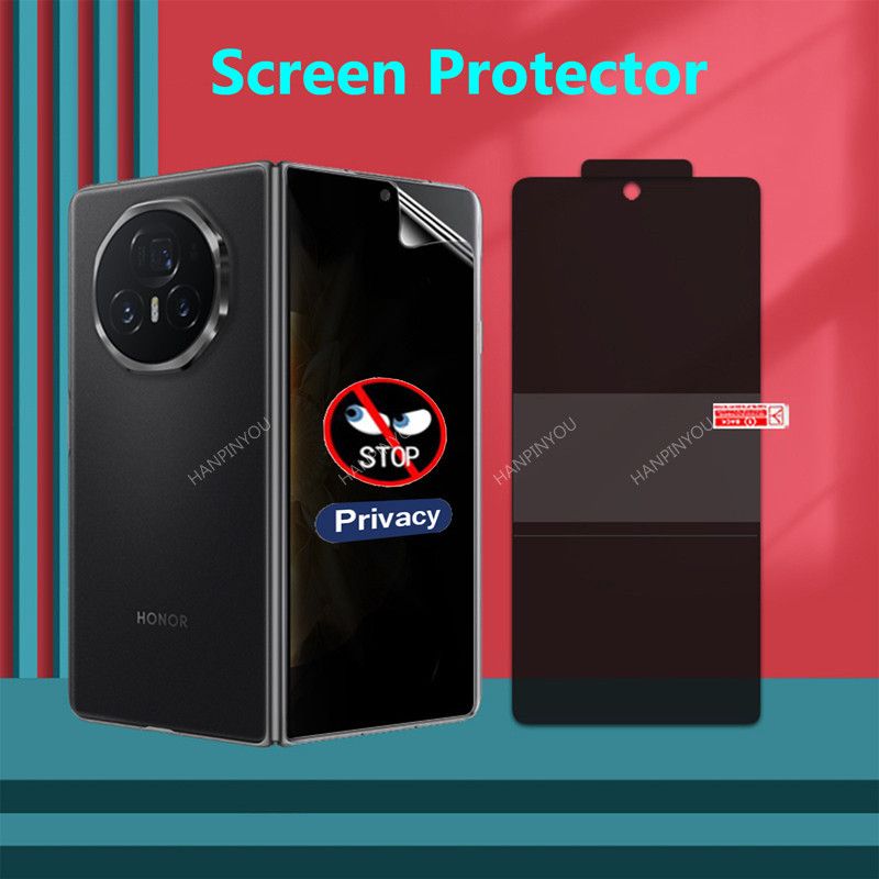Anti Spy Hydrogel ฟิล์มสําหรับ Honor Magic V3 Vs3 MagicV3 MagicVs3 5G คลุมทั้งหมดความเป็นส่วนตัว Soft Screen Protector