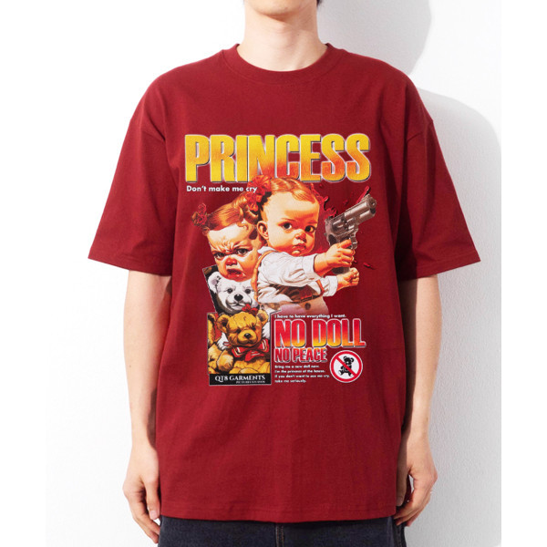 ALAND เสื้อ QT8 BN Princess Tee BurgandyS-5XL