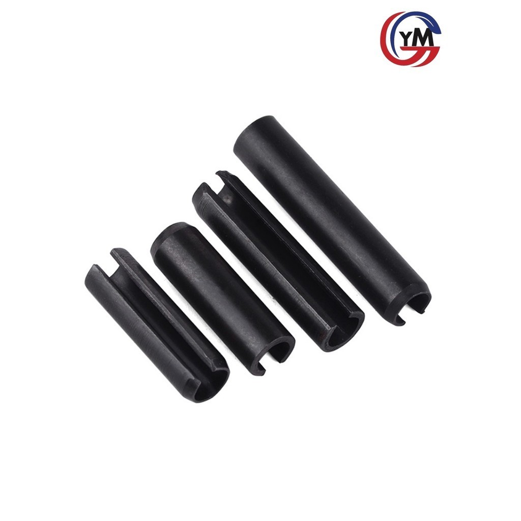 [จัดส่งด่วน1]  เหล็ก 65Mn (สีดำ) ปิ๊น ตะกุด ตะกรุด ผ่า  ปิ้นหลอด  M1.5M2M3M4M5M6 / Slotted Spring Pi