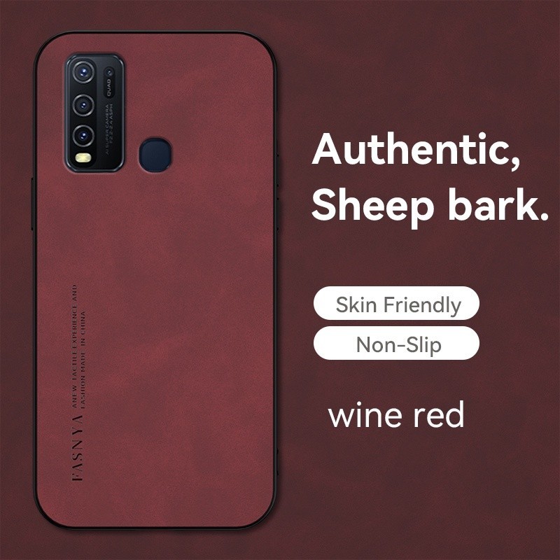Casing FOr Vivo 1938 1935 Case Vivo Y50 Y30 Y30i ฝาครอบป้องกันโทรศัพท์หนังแฟชั่น