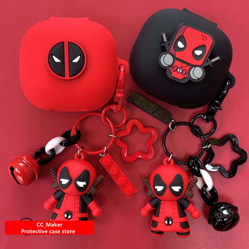 For Anker Soundcore R50i NC Case Cartoon Keychain Pendant Anker Soundcore P30i Silicone Soft Case So