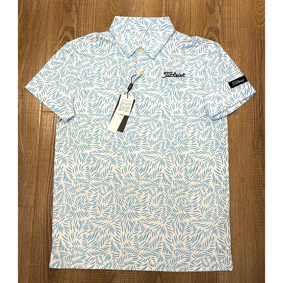 เสื้อผ้ากอล์ฟฤดูร้อนเสื้อผ้ากอล์ฟผู้ชายเสื้อโปโลแขนสั้นระบายอากาศแห้งเร็วเป็นมิตรกับผิวเสื้อกอล์ฟ Wicking