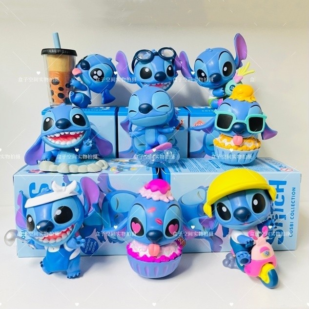 Star Baby Stitch Blind Box Hand-Handle Collection Stitch ตุ๊กตาน่ารักตุ๊กตาตั้งโต๊ะของขวัญวันเกิด