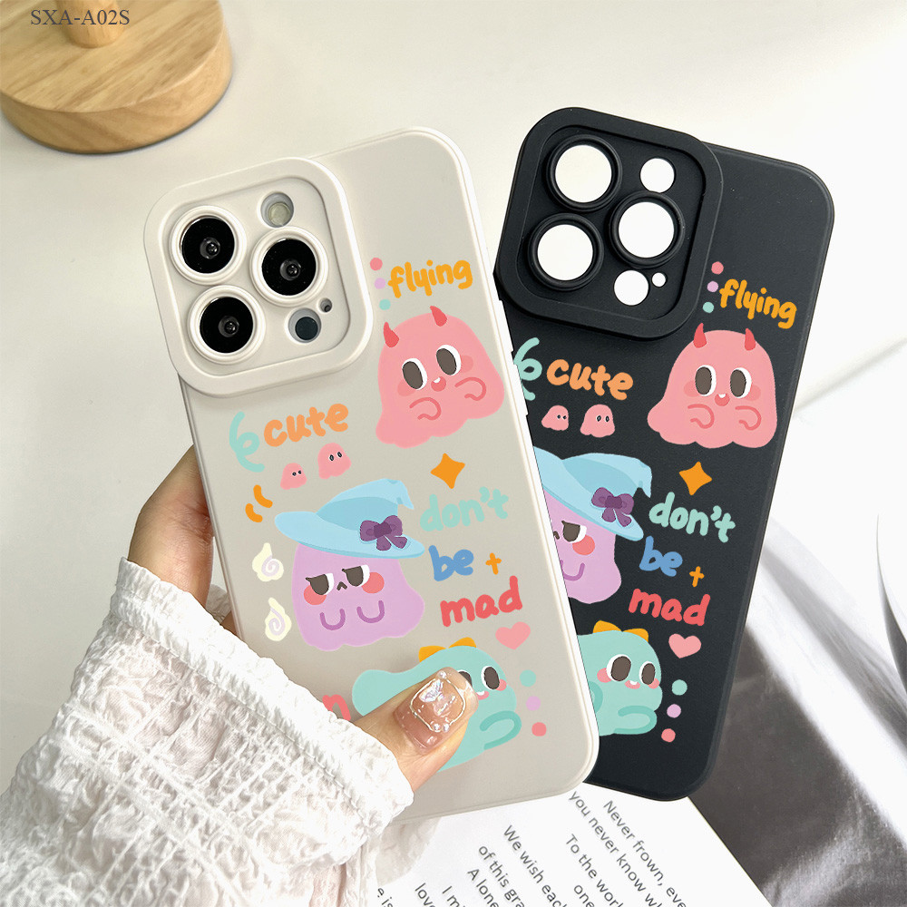 Samsung Galaxy A02S A03 A03S A04 เคสซัมซุง สำหรับ Cute Ghost เคส เคสโทรศัพท์