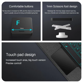 (รุ่นไทย) Magnetic Keyboard Case ไร้สายถอดแม่เหล็กคีย์บอร์ดสําหรับSamsung Galaxy Tab S9 S10 Ultra S9 S10 FE 10.9 สมาร์ทS9 S10 FE Plus S7 S8 S9 S7 FE A8 S6 lite A9 Plusกรณีแท็บเล็ต Keyboard Case