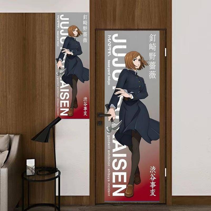 อะนิเมะตกแต่งผนัง Jujutsu Kaisen โปสเตอร์แนวตั้ง Tapestry Gojo Satoru & Kento Nanami Wall Decor ราคา ถูกที่สุด ดีลบีเคเค แกลเลอรีภาพที่ 6