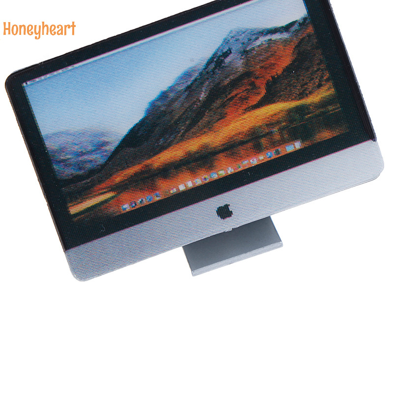 <Honeyheart> 1/12 Scale Ob 11 Mini Computer Sets Doll House Mini Accessories Nice