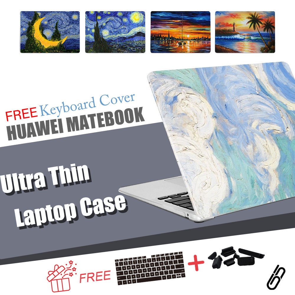 Huawei Oil Painting Laptop Case for Matebook D16 2024 D14 D15 Matebook 14S 2022 Matebook X Pro Mateb