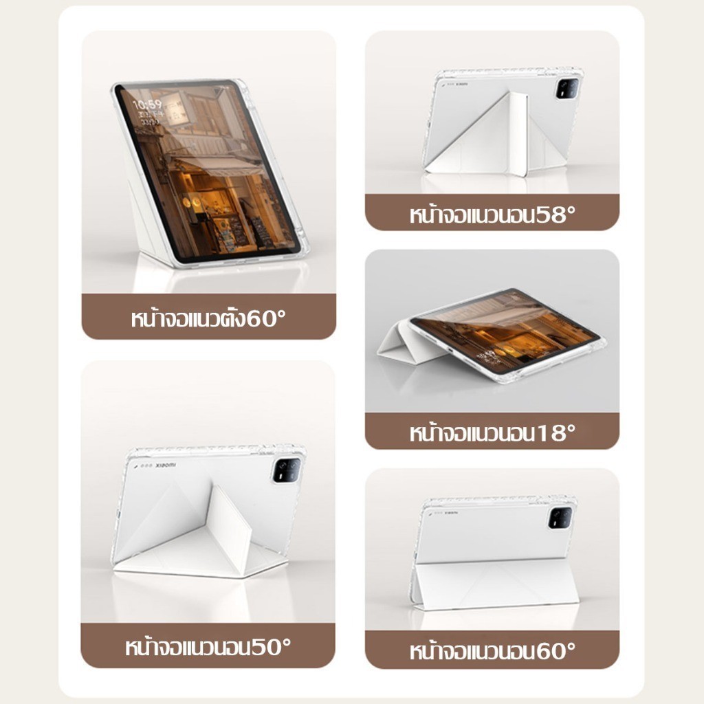 เคส Xiaomi Redmi Pad SE 2023 11 นิ้ว ตัว y+3 อะคริลิค หลังใส มีช่องใส่ปากกา case for Xiaomi Pad 6/6 Pro เคสแท็บเล็ต - รูปที่ 7