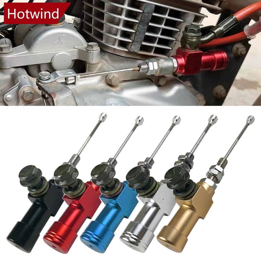 HWD12.7 มม.ลูกสูบรถจักรยานยนต์ CNC อลูมิเนียมไฮดรอลิกคลัทช์เบรคปั๊มกระบอก Rod ระบบที่มีประสิทธิภาพ Transfer ปั๊ม T6V8