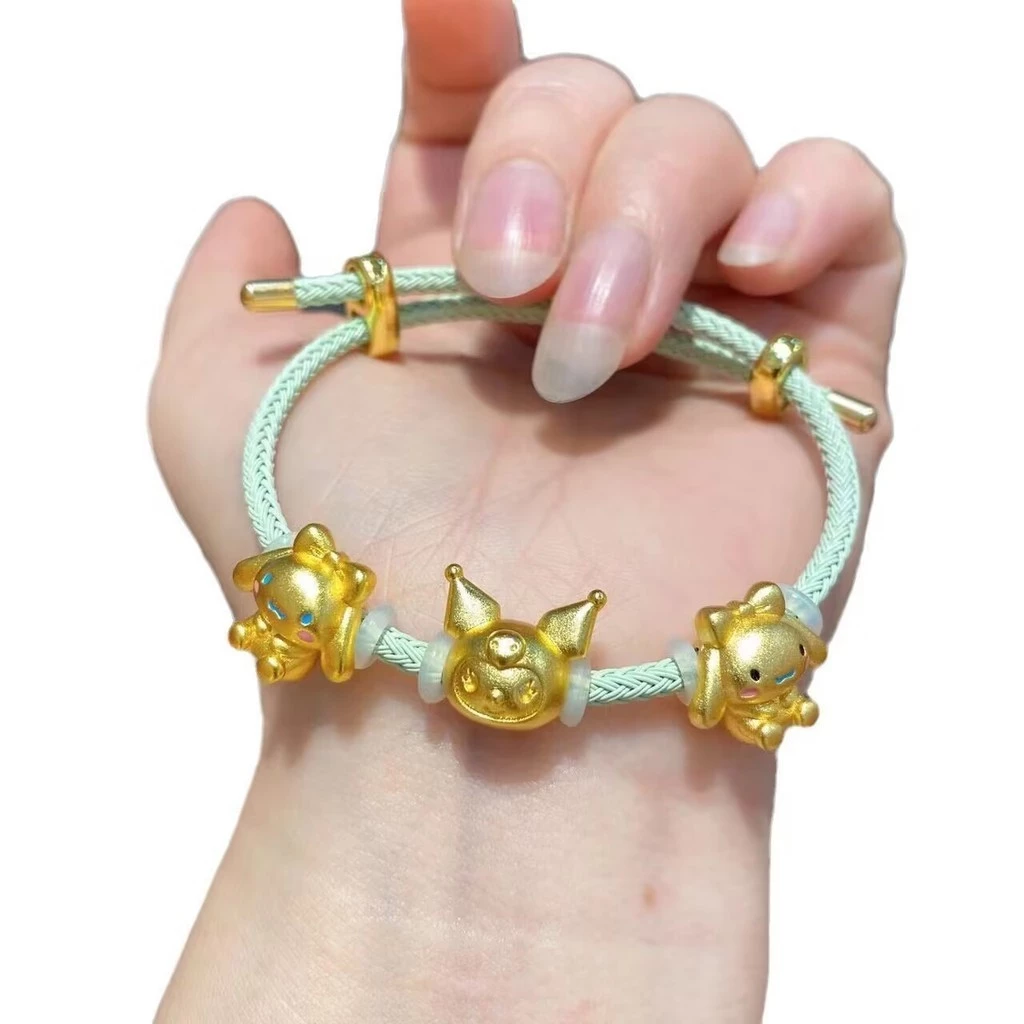สร้อยข้อมือลูกปัด Kuromi การ์ตูน DIY thumbnail 6