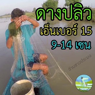 ดางปลิว เอ็นเบอร์ 0.15 ขนาด 9,10,12,14 เซน ลึก 20-30 ตา พร้อ…