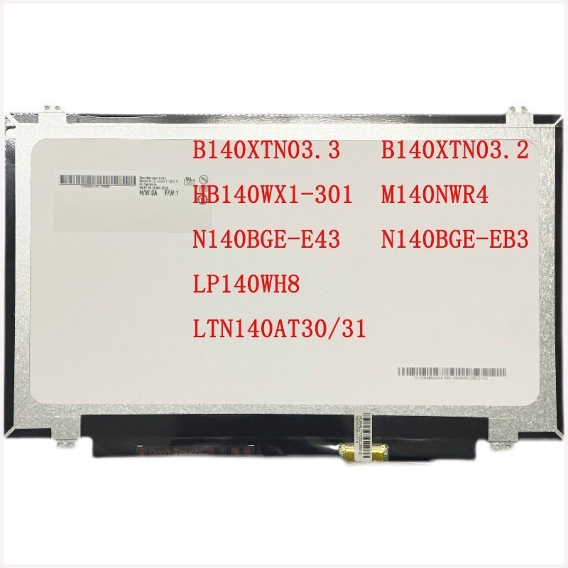 14 "นิ้ว 30-pin lp140wh8 ltn140at30/31 b140xtn03.3/03.2 m140nwr4 N140BGE-EB3 lp140wh2 tps1 hb140wx01
