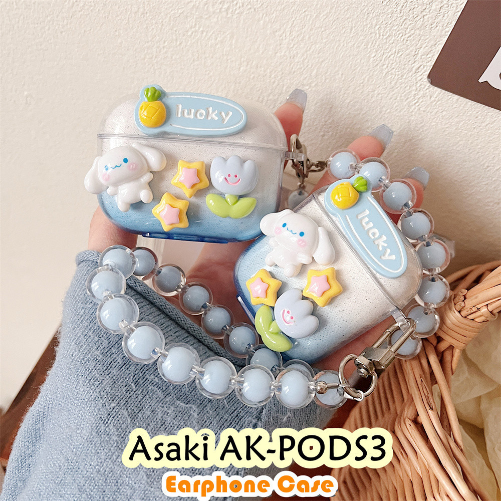 READY STOCK!นําไปใช้กับ Asaki AK-PODS3 เคส Case เคสหูฟัง การ์ตูนน่ารักคู่ ซิลิโคนนุ่ม เคส เคสหูฟัง - รูปที่ 2