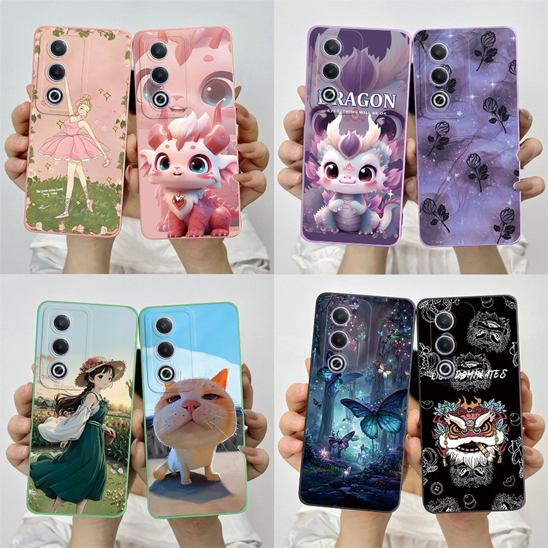 สําหรับ OPPO A3 Pro CPH2639 เคสโทรศัพท์ A3Pro ซิลิโคนนุ่ม TPU กันกระแทกปกหลังทาสีพิมพ์รูปแบบเปลือกป้องกัน