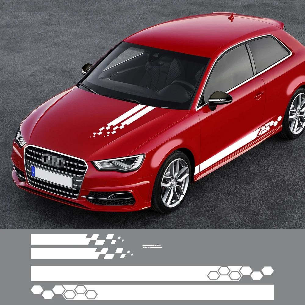 สําหรับ Audi BMW Ford VW Toyota Hyundai Skoda Nissan Kia Renault รถกีฬาสไตล์สติกเกอร์ไวนิล Decal Tuning Auto อุปกรณ์เสริม