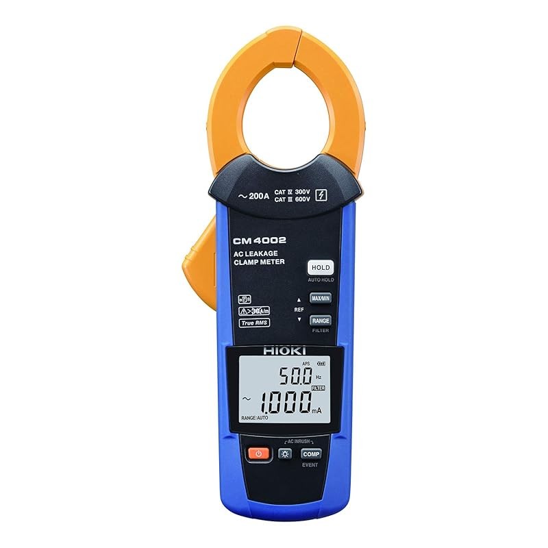 HIOKI CM4002 AC Leakage Current Clamp Meter — Wireless with Z3210 Adapter (10m Line-of-Sight Range) 