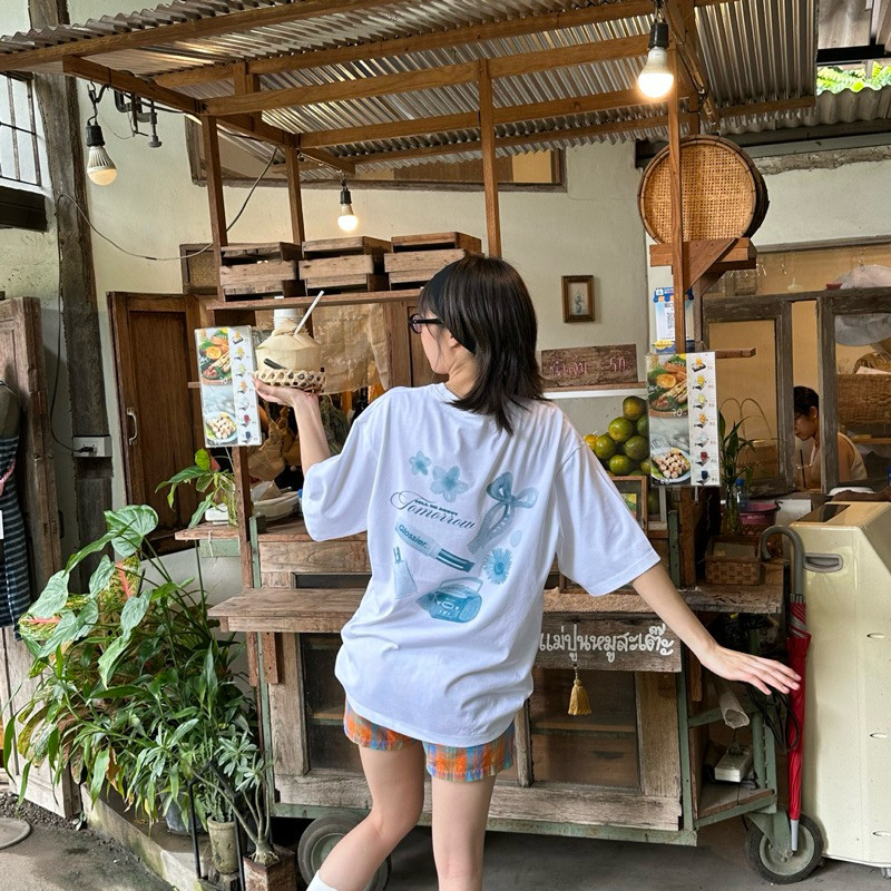 เสื้อยืดโอเวอร์ไซส์ Merge Oversize 🥖🧄✨