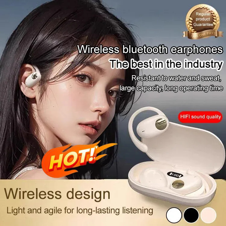 Zs FM-180° หมุนเปิด-กลับ โอ้ว ชุดหูฟังบลูทู ธ 旋开转式OWS蓝牙耳机 ขาย กีฬาลดเสียงรบกวนจอแสดงผลดิจิตอลหมุนชุดหูฟังอายุการใช้งานแบตเตอรี่ยาวนานมาก