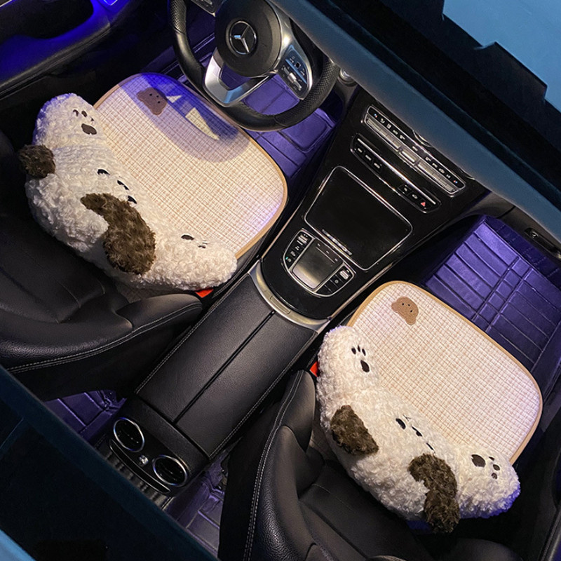 พร้อมส่ง เบาะรองนั่งรถยนต์ Butter Bear หมอนรองคอในรถ หมอนเอว ระบายอากาศได้ ลายการ์ตูนน่ารัก - รูปที่ 7